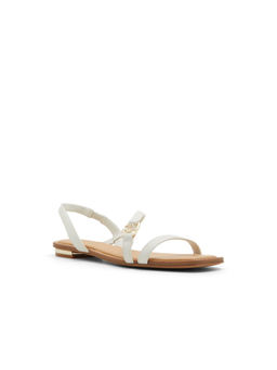 Aldo - Women White Bone Flat Sandals