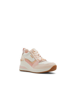 Aldo - Women Light Pink & White Sneakers