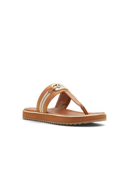 Aldo - Women Tan Flat Sandals