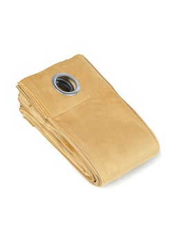 Saral Home - Gold Plain Velvet Room Darkening Curtain (4X5 Feet)