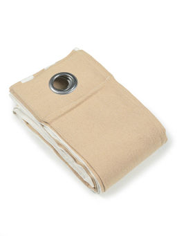 Saral Home - Beige Balanced Cotton Room Darkening Curtain (4X5 Feet)