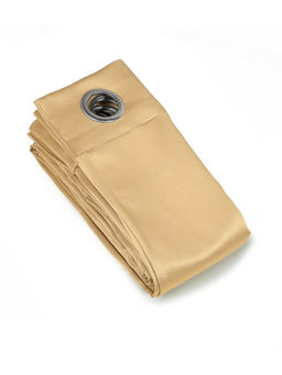 Saral Home - Beige Blackout Velvet Curtain (4x7 Feet)