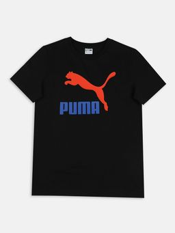 Puma - Classics Logo Boys Black T-shirts