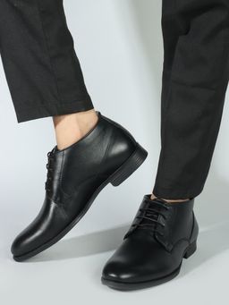Carlton London - Black Lace-Ups Men Casual Boots