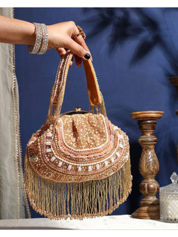 HOUSE OF WEBHIN - Sunehri Golden Batua Bag