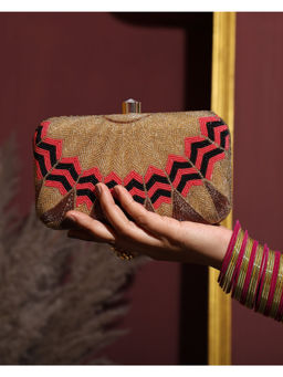 HOUSE OF WEBHIN - Monet Beaded Clutch