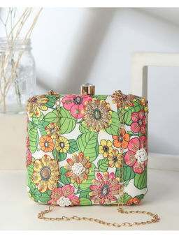 HOUSE OF WEBHIN - Leaf and Bloom Clutch