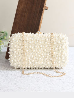 HOUSE OF WEBHIN - Swan Pearl Clutch