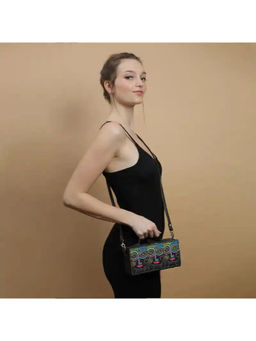 Gonecase - Anokhi Black Hand Embroidered Designer Clutch Bag