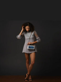 Gonecase - Starry Night Hand Embroidered Crossbody Clutch Bag