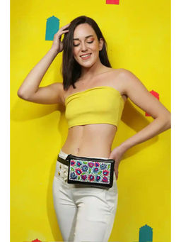Gonecase - Flower Hand Embroidery Waist Belt Bag