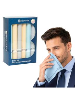 Bodycare - Men's Handkerchiefs - Soft Cotton White