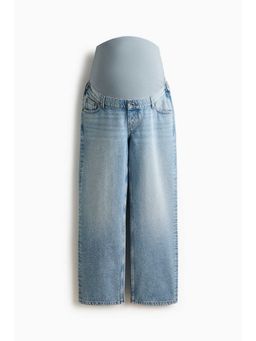 H&M - Women Blue MAMA Straight Ankle Jeans