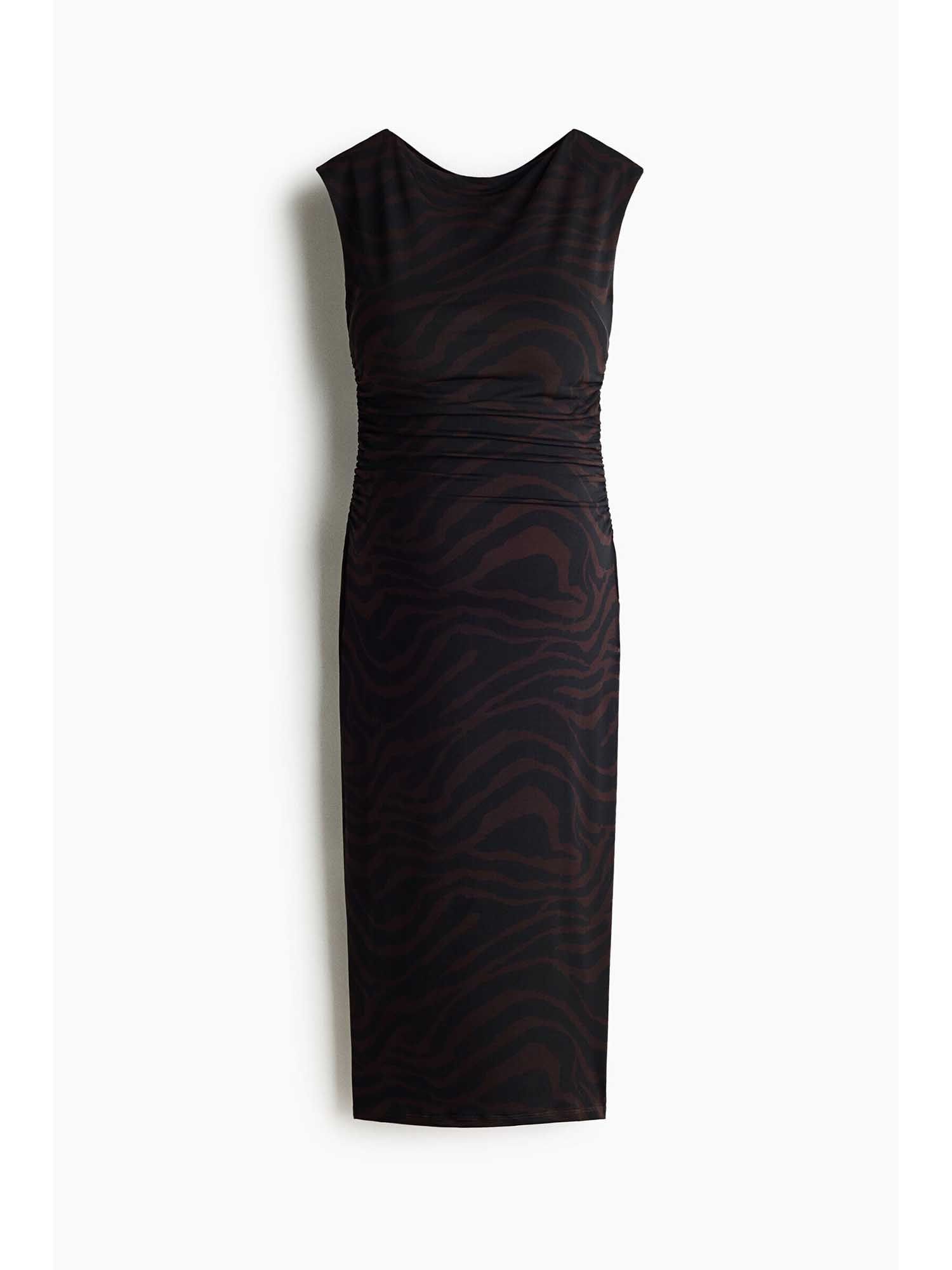 h&m Women Brown MAMA Cap-Sleeved Dress-picture-15