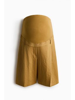H&M - Women Yellow MAMA Bermuda Shorts