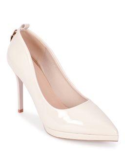 Truffle Collection - Pink Solid Stiletto Heeled Pumps