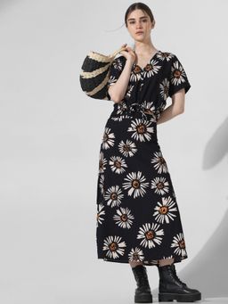 ONLY - Black Floral Skirt