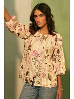 BOHO-CHIC By Sukriti Jain - Beige Dainty Spring Hue Top