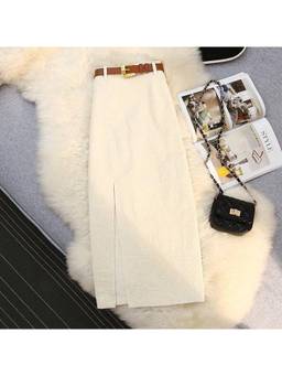 MISS MOSA BY AKANKSHA - Lucas Statement In Off White Skirt