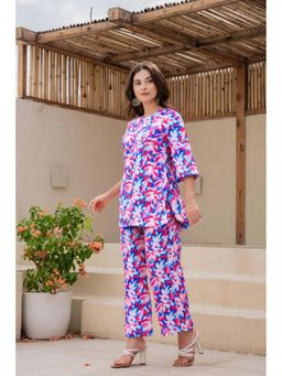 Gahan - Womens Multi-Color Floral Printed Pure Cotton Co-Ord Set
