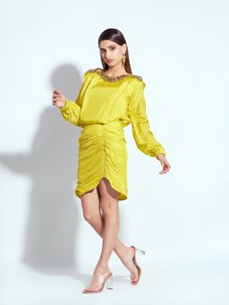Neeti and Mudita - Lime Amalfi Dress
