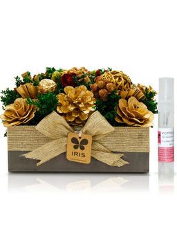 Iris - Dry Flower Potpourri Table Top Floral Garden