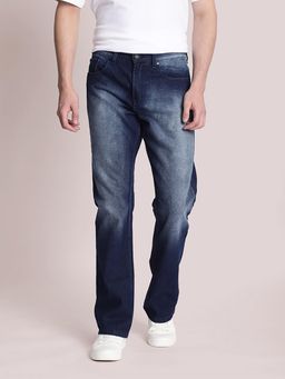 Bene Kleed - Men Blue Light Fade Bootcut Jeans