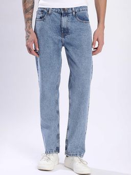 Bene Kleed - Men Light Blue Straight Fit Jeans