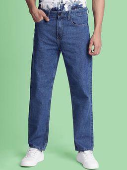 Bene Kleed - Men Relaxed Fit Low Distress Jeans