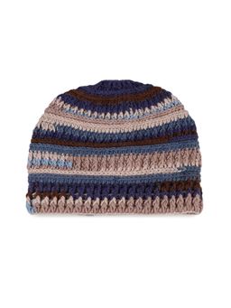 Magic Needles - Multi-Color Handmade Woven Crochet Beanie