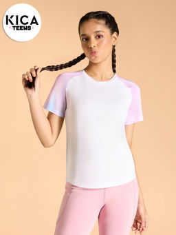 Kica - Regular Colourblock Tshirt For Sports - For Girls