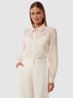 Forever New - Azura Self Design Shirt