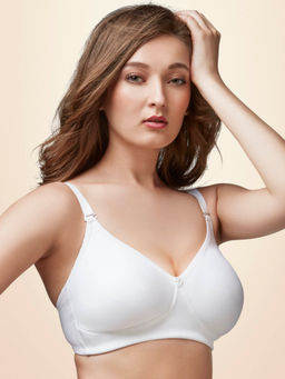 Trylo - Alisa Women Full Cup Bra - White