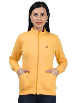 Tab91 - Womens Core Zipper Mango Yellow