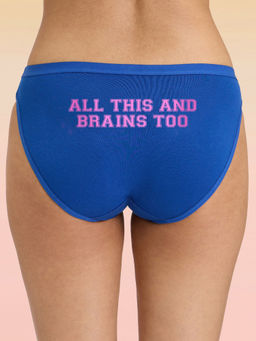 Lola and Mae - C.O.A.T Bikini Panty Pack of 1-Tipsy Dark Blue LMP1002