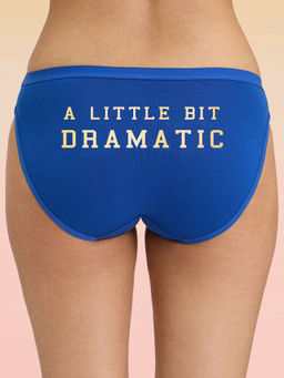 Lola and Mae - C.O.A.T Bikini Panty Pack of 1-Girl On Fire Dark Blue LMP1002
