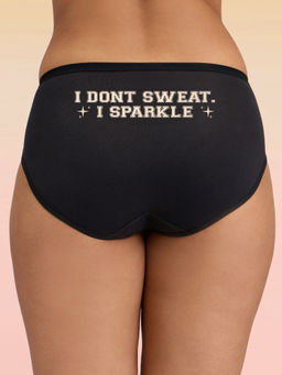 Lola and Mae - C.O.A.T Hipster-Panty Pack of 1- Your League Black LMP1015