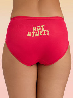 Lola and Mae - C.O.A.T Hipster-Panty Pack of 1-Subtle Red LMP1015