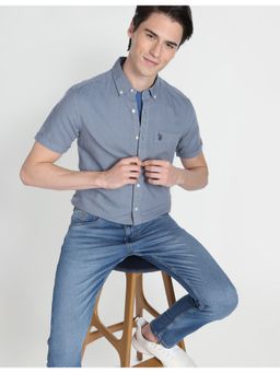 U.S. Polo Assn. Denim Co. - Button Down Collar Solid Casual Shirt