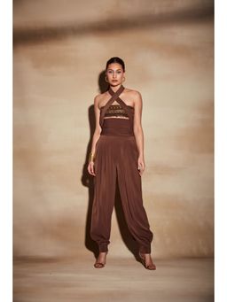 Nikita Mhaisalkar - Gold Tube with Aged Embroidery