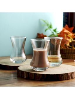 Smartserve - Flared Tea Glass Lead Free 120ml Transparent Set of 6