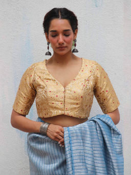 Chidiyaa - Jheel Devina Brocade Blouse
