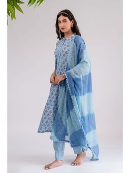 Prakriti Jaipur - Blueberry Dupatta