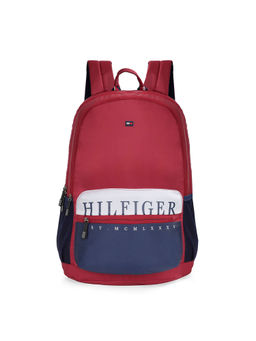 Tommy Hilfiger - Weasley Kids Polyester 33.54L School Backpack - Burgundy
