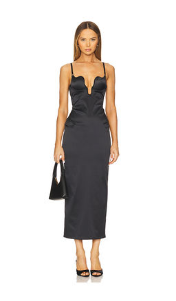 fleur du mal - U-plunge Maxi Dress