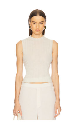 Guest In Residence - Rib Mockneck Shell