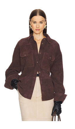 Helsa - Suede Overshirt
