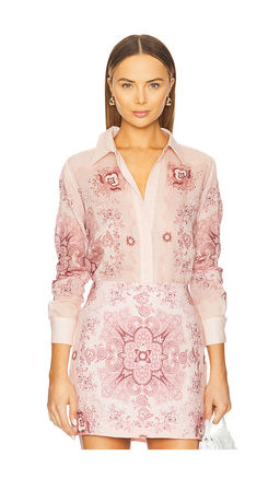 Karina Grimaldi - Antoinette Print Blouse