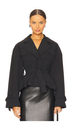 LAMARQUE - Quinn Cropped Trenchcoat