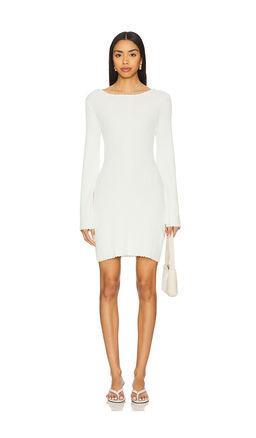 MINKPINK - Isla Boucle Knit Mini Dress